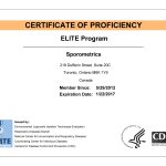 Sporometrics Legionella ELITE Certificate